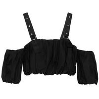 pinko blusa raul top popeline para mujer