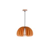 bel air home lampara colgante jaipur 30 cm madera natural altura regulable 1xe-27 estilo bohemio para comedor salon o dormitorio bombilla no incluida