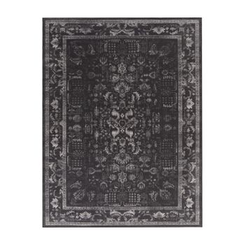 Alfombra lavable Sami antracita 200x280 cm