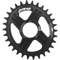 rotor q rings dm oval chainring q38t negro
