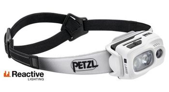 Linterna frontal petzl swift rl 1100 lumenes blanco