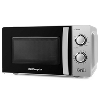 horno microondas con grill orbegozo mig2138 20 litros inox