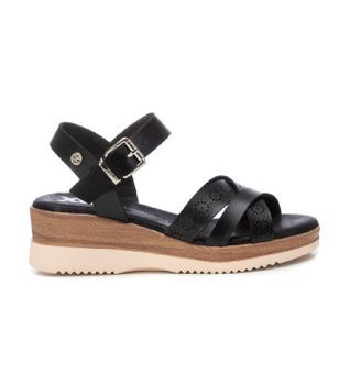 Xti para mujer. 14385104-NEGRO Sandalias 143851 negro (37), 3 a 5cm, Hebilla, Casual