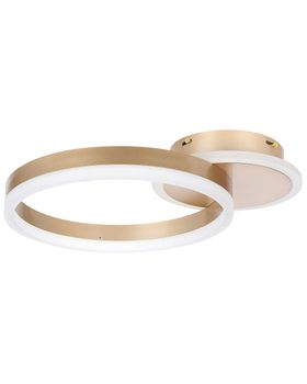 Lámpara led de techo  metal dorado