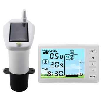 Medidor De Nivel De Agua Con Energía Solar Y Alarma