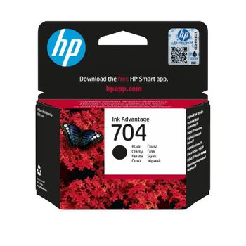 Cartucho de tinta HP 704 Negro Original Ink Advantage