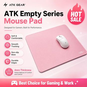 Alfombrilla de ratón original ATK Series Esports, alfombrilla de tela para control de velocidad para juegos de PC FPS, varios tamaños disponibles.