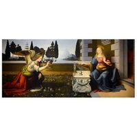 legendarte - cuadro lienzo impresion digital - anunciacion - leonardo da vinci - decoracion pared cm 40x90