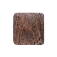posavasos de madera de teca marron 10x10x08 cm