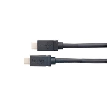 Cable USB-C Kramer Electronics C-U32/FF-3 0,9 m USB 3.2 Gen 2 Negro