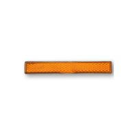 reflector trasero 100x13mm autoadhesivo naranja