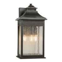 aplique de pared de exterior livingston 3 luces