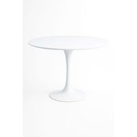 mesa kolio 120 cm blanca de madera 74120120 cm -