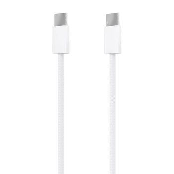 CABLE AISENS USB 2.0 3A 60W APPLE USB-C/M-USB-C/M BLANCO 1.0M