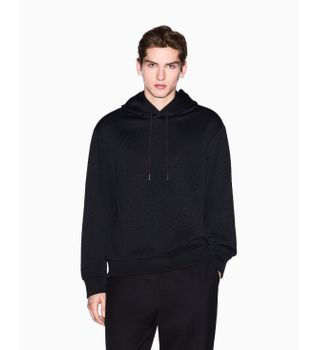 A|X Armani Exchange para hombre. XM002344AF21862UC001 Sudadera Stretch negro (L), Casual, Poliéster