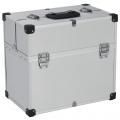 Caja De Aluminio Plateada Para Escultura Vidaxl 38x22,5x34 Cm