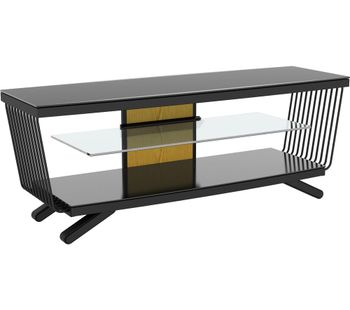 AVF Flow 1250 TV Stand - Black, Black
