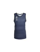 camiseta tirantes de baloncesto adidas real madrid bb a hombre azul marino