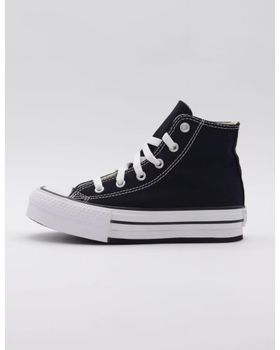 de CONVERSE CONVERSE CHUCK TAYLOR ALL STAR PLATAFORMA LONA 372859C INFANTIL NEGRO