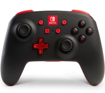 POWERA Nintendo Switch Enhanced Wireless Controller - Black & Red, Black