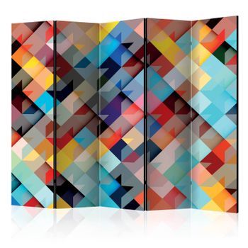 Biombo - Colour Patchwork Ii (225x172 Cm)