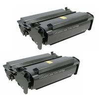 compatible multipack lexmark t420d printer toner cartridges 2 pack -12a7410