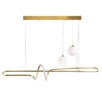 lampara colgante lhj039-cp gold brush gold