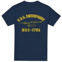 star trek camiseta enterprise athletic para hombre