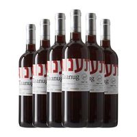 pinord vino tinto taanug penedes 75 cl 13 vol pack de 6 unidades