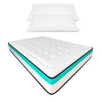 colchon 150x190 viscoelastico bio max obsequio almohadas