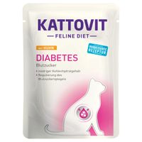kattovit feline diabetessobrepeso 24 x 85 g en sobres - pack ahorro - pollo
