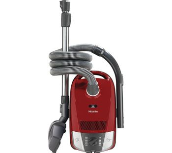MIELE Compact C2 Cat & Dog PowerLine Cylinder Vacuum Cleaner - Red, Red