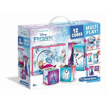 Maletín Con 12 Cubos De Frozen