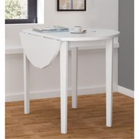 mesa de comedor para 4 personas en efecto pino blanco 92x54