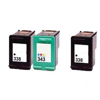Compatible Multipack HP PhotoSmart C3170 Printer Ink Cartridges (3 Pack) -C8765EE