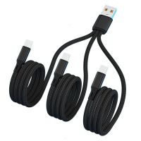 cable usb-a a type-ctype-ctype-c de 6a 100w para carga rapida y transmision de datos nucleo de cobre 02m12m de la
