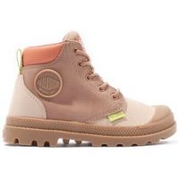 palladium botas pampa hi cuff kids boots - beige tannude brown para nina