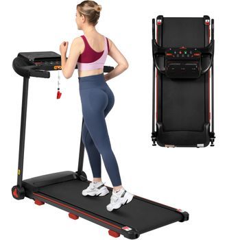 Cinta De Correr Plegable - Entrenamiento Fitness En Casa - Metal - Negro (125x62x106cm)