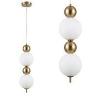 lampara toolight lhj116-2cp brush gold led