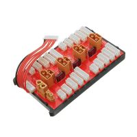2 en 1 tablero de carga paralela pg xt30 xt60 plug soporta 4 paquetes de bateria de 2-8s lipo