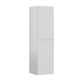 Armario De Baño  - 40 X 32 X 138 Cm - Blanco Mate