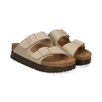 Birkenstock Sandalias Con Plataforma Mujer - Beige Talla 38n