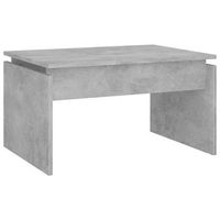 mesa de centromesa auxiliarmesa de cafe madera contrachapada gris hormigon 68x50x38 cm