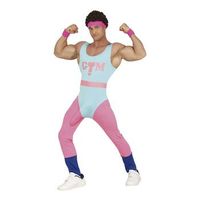 disfraz de mono de estiramiento de gimnasta para hombre