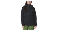 chaqueta impermeable columbia ampli dry iii para mujer negra