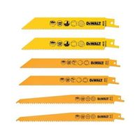 dewalt dt2444-qz hoja de sierra de calar de sierra de marqueteria y de sierra reciproca hoja de sierra de sable bimetalico 6 pi