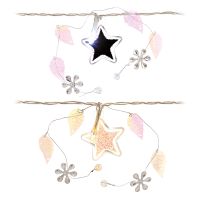 star and leaf battery operated garland