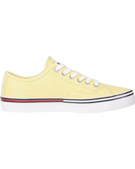 de TOMMY JEANS ZAPATILLAS LONA ESSENTIALS LOW AMARILLO