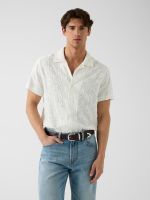 camisa de mezcla de lino