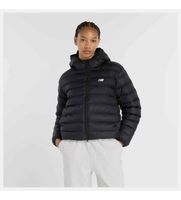 new balance para mujer wo53500 chaqueta puffer sport essentials negro xs casual poliester